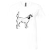 Unisex Jersey Short-Sleeve V-Neck T-Shirt Thumbnail