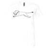Unisex Jersey Short-Sleeve V-Neck T-Shirt Thumbnail