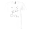 Unisex Jersey Short-Sleeve V-Neck T-Shirt Thumbnail