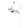 Unisex Jersey Short-Sleeve V-Neck T-Shirt Thumbnail