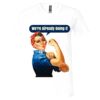 Unisex Jersey Short-Sleeve V-Neck T-Shirt Thumbnail