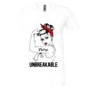 Unisex Jersey Short-Sleeve V-Neck T-Shirt Thumbnail