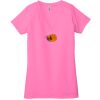 Ladies' Jersey Short-Sleeve Deep V-Neck T-Shirt Thumbnail