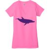 Ladies' Jersey Short-Sleeve Deep V-Neck T-Shirt Thumbnail