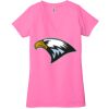 Ladies' Jersey Short-Sleeve Deep V-Neck T-Shirt Thumbnail