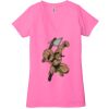 Ladies' Jersey Short-Sleeve Deep V-Neck T-Shirt Thumbnail