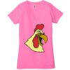 Ladies' Jersey Short-Sleeve Deep V-Neck T-Shirt Thumbnail