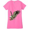 Ladies' Jersey Short-Sleeve Deep V-Neck T-Shirt Thumbnail