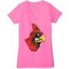 Ladies' Jersey Short-Sleeve Deep V-Neck T-Shirt Thumbnail