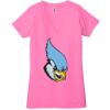 Ladies' Jersey Short-Sleeve Deep V-Neck T-Shirt Thumbnail