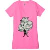Ladies' Jersey Short-Sleeve Deep V-Neck T-Shirt Thumbnail