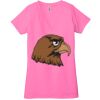 Ladies' Jersey Short-Sleeve Deep V-Neck T-Shirt Thumbnail
