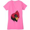 Ladies' Jersey Short-Sleeve Deep V-Neck T-Shirt Thumbnail