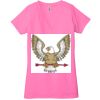 Ladies' Jersey Short-Sleeve Deep V-Neck T-Shirt Thumbnail