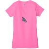 Ladies' Jersey Short-Sleeve Deep V-Neck T-Shirt Thumbnail