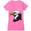 Ladies' Jersey Short-Sleeve Deep V-Neck T-Shirt Thumbnail