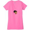 Ladies' Jersey Short-Sleeve Deep V-Neck T-Shirt Thumbnail