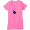 Ladies' Jersey Short-Sleeve Deep V-Neck T-Shirt Thumbnail