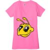Ladies' Jersey Short-Sleeve Deep V-Neck T-Shirt Thumbnail