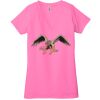 Ladies' Jersey Short-Sleeve Deep V-Neck T-Shirt Thumbnail