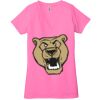 Ladies' Jersey Short-Sleeve Deep V-Neck T-Shirt Thumbnail