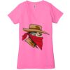 Ladies' Jersey Short-Sleeve Deep V-Neck T-Shirt Thumbnail