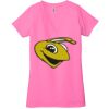 Ladies' Jersey Short-Sleeve Deep V-Neck T-Shirt Thumbnail