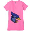 Ladies' Jersey Short-Sleeve Deep V-Neck T-Shirt Thumbnail