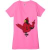 Ladies' Jersey Short-Sleeve Deep V-Neck T-Shirt Thumbnail