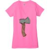 Ladies' Jersey Short-Sleeve Deep V-Neck T-Shirt Thumbnail
