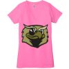 Ladies' Jersey Short-Sleeve Deep V-Neck T-Shirt Thumbnail