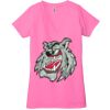 Ladies' Jersey Short-Sleeve Deep V-Neck T-Shirt Thumbnail