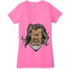 Ladies' Jersey Short-Sleeve Deep V-Neck T-Shirt Thumbnail