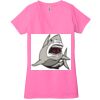Ladies' Jersey Short-Sleeve Deep V-Neck T-Shirt Thumbnail