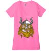 Ladies' Jersey Short-Sleeve Deep V-Neck T-Shirt Thumbnail