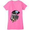 Ladies' Jersey Short-Sleeve Deep V-Neck T-Shirt Thumbnail