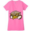 Ladies' Jersey Short-Sleeve Deep V-Neck T-Shirt Thumbnail