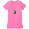 Ladies' Jersey Short-Sleeve Deep V-Neck T-Shirt Thumbnail