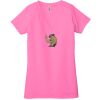 Ladies' Jersey Short-Sleeve Deep V-Neck T-Shirt Thumbnail