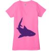 Ladies' Jersey Short-Sleeve Deep V-Neck T-Shirt Thumbnail
