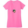 Ladies' Jersey Short-Sleeve Deep V-Neck T-Shirt Thumbnail
