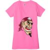 Ladies' Jersey Short-Sleeve Deep V-Neck T-Shirt Thumbnail