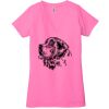 Ladies' Jersey Short-Sleeve Deep V-Neck T-Shirt Thumbnail