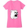 Ladies' Jersey Short-Sleeve Deep V-Neck T-Shirt Thumbnail