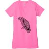 Ladies' Jersey Short-Sleeve Deep V-Neck T-Shirt Thumbnail