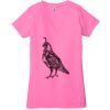 Ladies' Jersey Short-Sleeve Deep V-Neck T-Shirt Thumbnail
