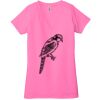 Ladies' Jersey Short-Sleeve Deep V-Neck T-Shirt Thumbnail
