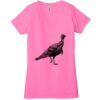 Ladies' Jersey Short-Sleeve Deep V-Neck T-Shirt Thumbnail