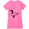 Ladies' Jersey Short-Sleeve Deep V-Neck T-Shirt Thumbnail