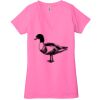 Ladies' Jersey Short-Sleeve Deep V-Neck T-Shirt Thumbnail
